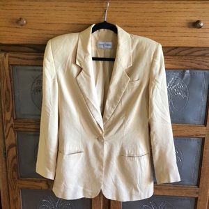 Classic classy vintage mustard blazer and pants